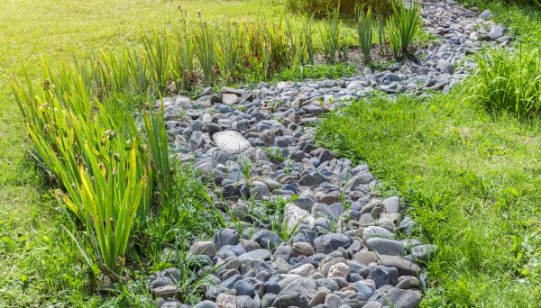 River Rock Garden Installation in Saint Johns