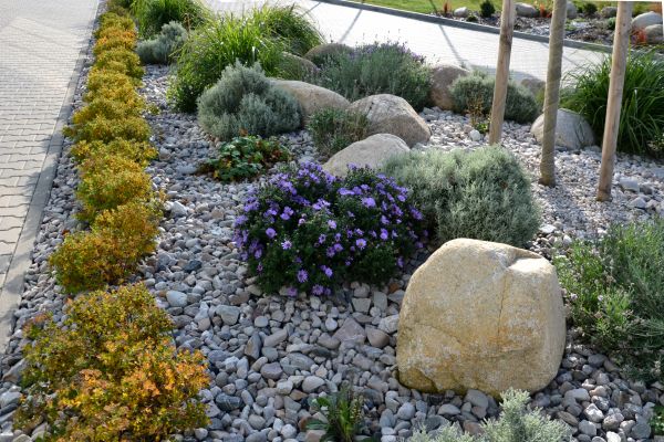 Decorative Rock Installation in Saint Johns
