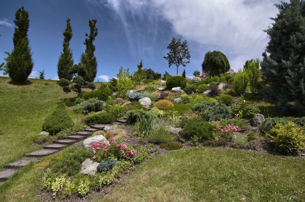 Steep Terrain Landscaping in Saint Johns